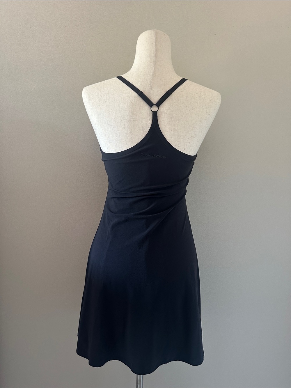Outdoor Voices The Exercise Dress Black Sz Small Sporty Activewear Pickleball - Picture 5 of 10